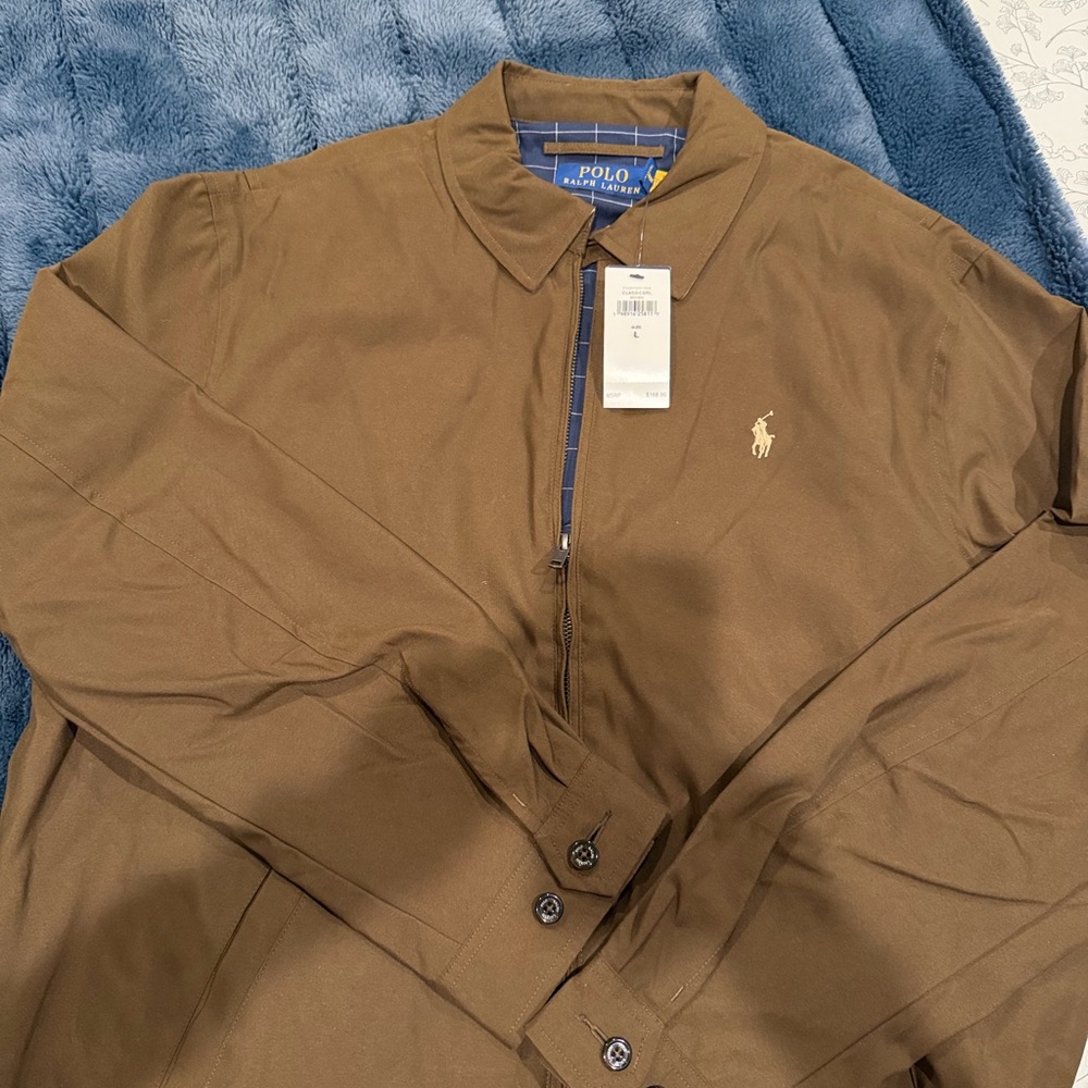 Ralph Lauren Men's Tan Shirt Jacket